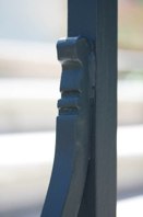 Forged detail on back stay.