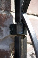 Journal strap hinge.